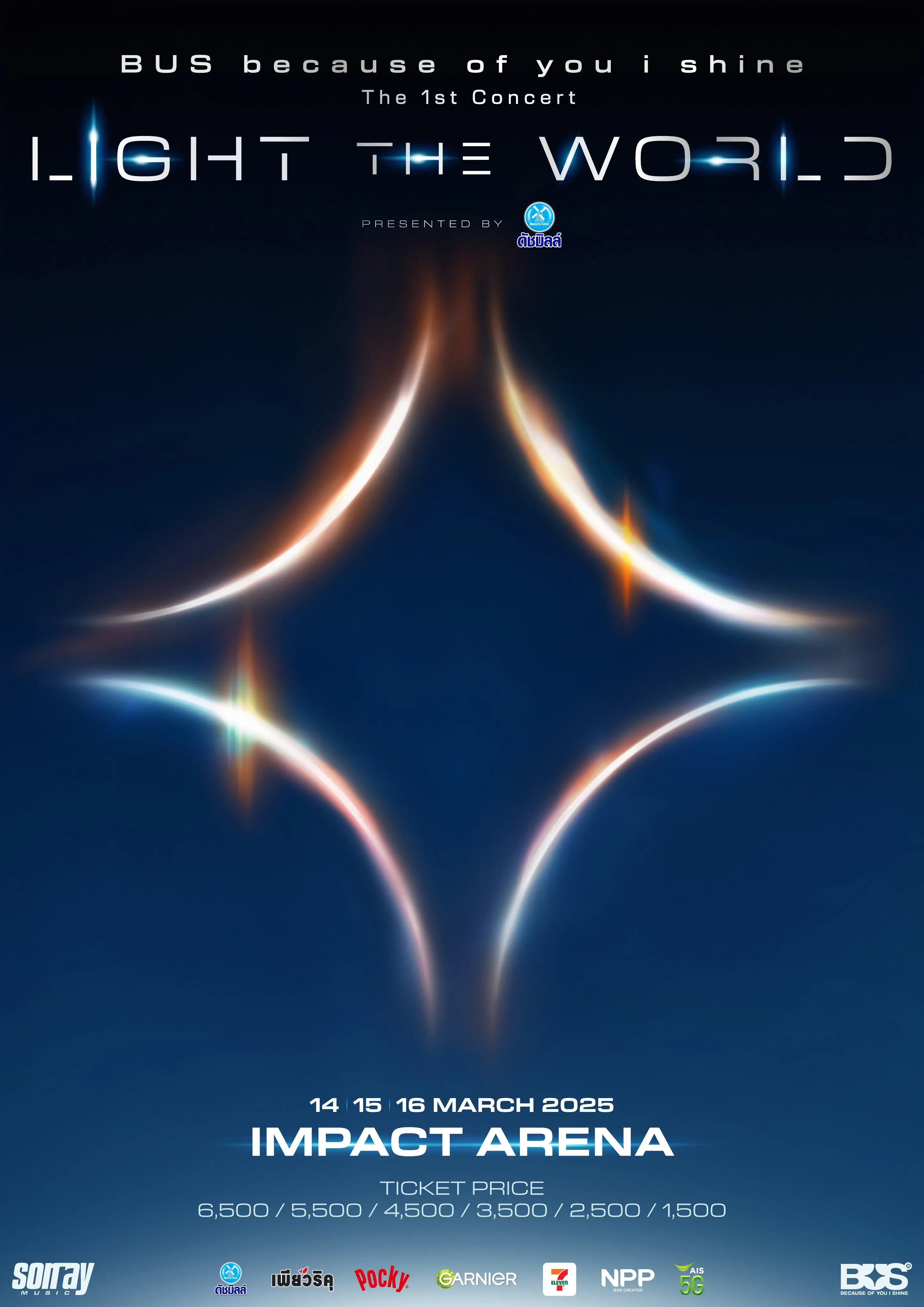 BUS because of you i shine The 1st Concert: LIGHT THE WORLD